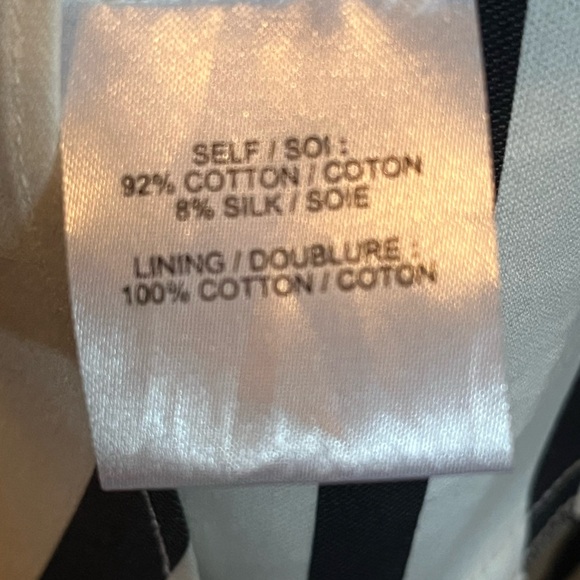 Tanya Taylor Black and White Asymmetrical Midi Skirt - Picture 6 of 7